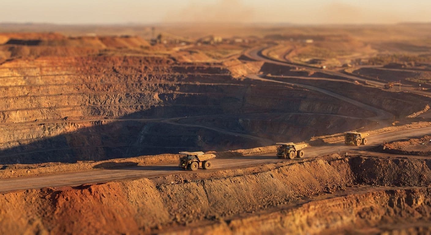A mining operation in the Western Australian landscape